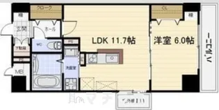 ノーブル徳川【0603号室】の間取り