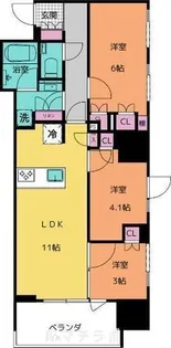 GRAN PASEO名古屋伏見【703号室】の間取り