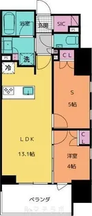 GRAN PASEO名古屋伏見【205号室】の間取り
