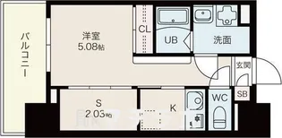 エステシア上前津【7階】の間取り