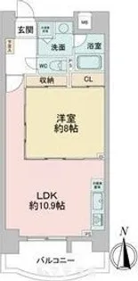 さくらHills名駅NORTH【7階】の間取り