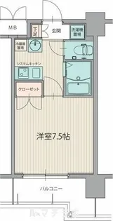 パルティール千種【702号室】の間取り