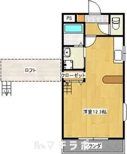 サニーフラット瑞穂【2階】の間取り