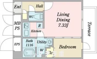 quador名古屋WEST【1階】の間取り