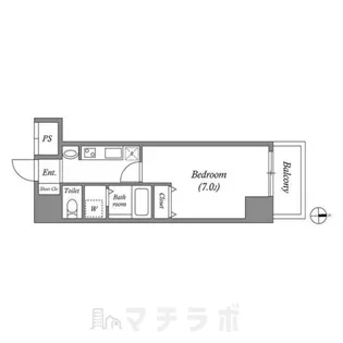 レジデンス名古屋千代田【903号室】の間取り