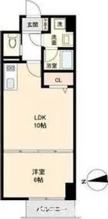 HF名駅北レジデンス WEST【15階】の間取り