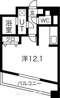 プラウランド名駅【9階】の間取り