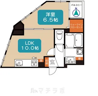 nexus sakura【803号室】の間取り