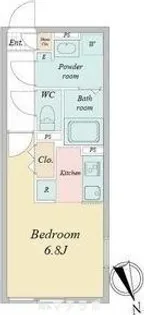 LUORE城西【2階】の間取り