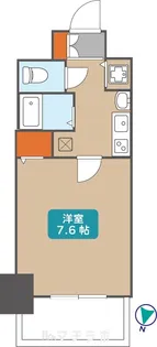 プレサンス名古屋STATIONアライブ【12階】の間取り