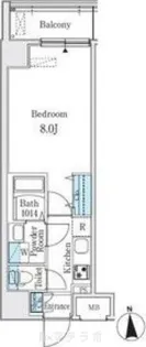プレイズシード名駅北【5階】の間取り
