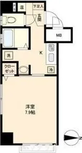 La Douceur伏見【903号室】の間取り