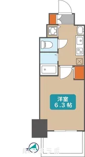 プレサンス金山グリーンパークス【803号室号室】の間取り