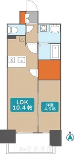 プレサンス久屋大通セントラルパーク【11階】の間取り