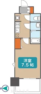 プレサンス久屋大通公園エアリー【10階】の間取り