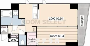 愛知県名古屋市東区代官町【マンション】の間取り