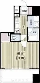 レジディア久屋大通【2階】の間取り