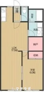 プレシアス赤城【4階】の間取り