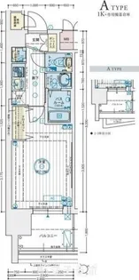 エステムコート名古屋鶴舞シエル【8階】の間取り
