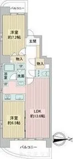 さくらHills富士見【8階】の間取り