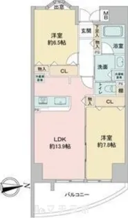 さくらHills富士見【5階】の間取り