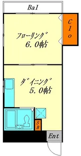 東京都大田区大森西3丁目【マンション】の間取り