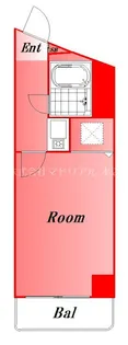 東京都品川区西大井3丁目【マンション】の間取り