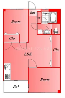 東京都品川区南大井6丁目【マンション】の間取り