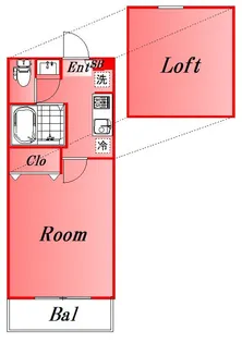 東京都大田区大森西3丁目【アパート】の間取り