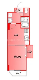 東京都品川区南大井6丁目【マンション】の間取り