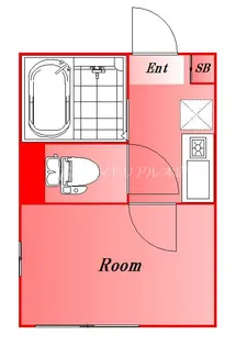 東京都大田区南蒲田1丁目【アパート】の間取り