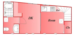 東京都品川区西品川1丁目【アパート】の間取り