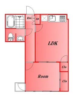 東京都品川区南品川4丁目【マンション】の間取り