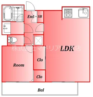 東京都大田区羽田5丁目【マンション】の間取り