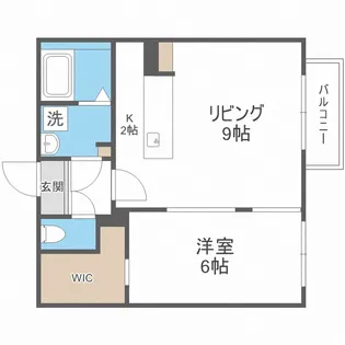 北海道札幌市豊平区月寒西五条7丁目【マンション】の間取り
