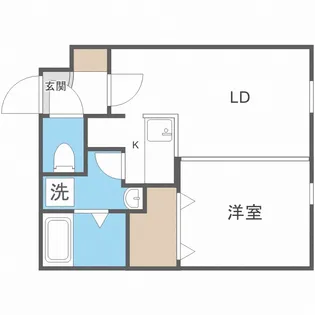 北海道札幌市豊平区平岸二条15丁目【マンション】の間取り