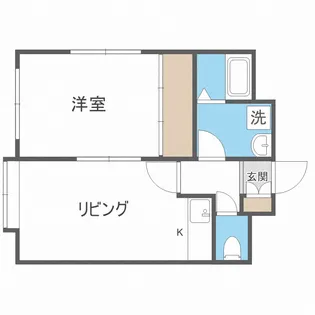 北海道札幌市北区北三十八条西7丁目【アパート】の間取り