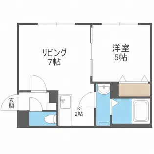 北海道札幌市白石区栄通15丁目【マンション】の間取り