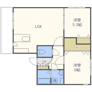 北海道札幌市中央区南十八条西8丁目【マンション】の間取り