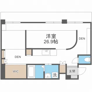 北海道札幌市中央区北四条西20丁目【マンション】の間取り
