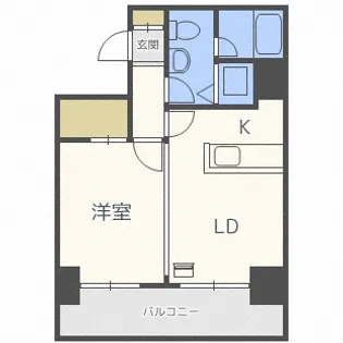 北海道札幌市中央区北四条東2丁目【マンション】の間取り