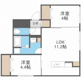 カーサブラン【5階】の間取り