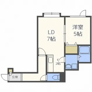 ファボリート【202号室】の間取り