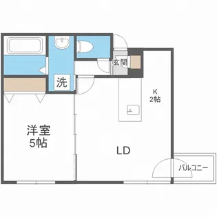 北海道札幌市中央区大通西22丁目【マンション】の間取り