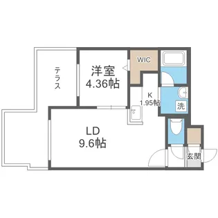 北海道札幌市西区八軒三条西2丁目【マンション】の間取り