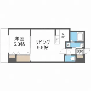 北海道札幌市白石区東札幌三条5丁目【マンション】の間取り