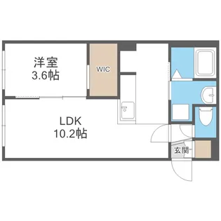 北海道札幌市東区北十二条東2丁目【マンション】の間取り