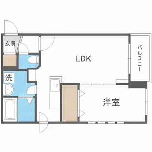 北海道札幌市手稲区手稲本町二条2丁目【マンション】の間取り