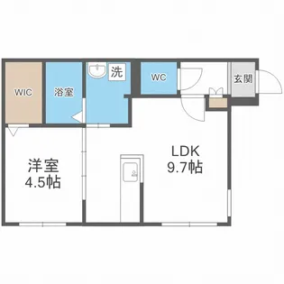 北海道札幌市北区北二十六条西2丁目【マンション】の間取り