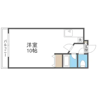 北海道札幌市西区西町北11丁目【マンション】の間取り